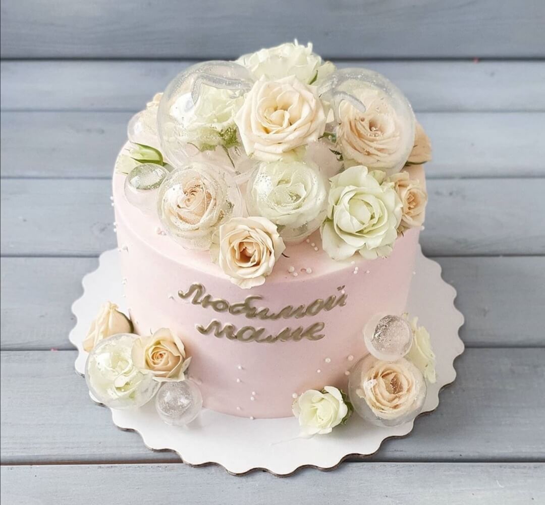 цветочный торт